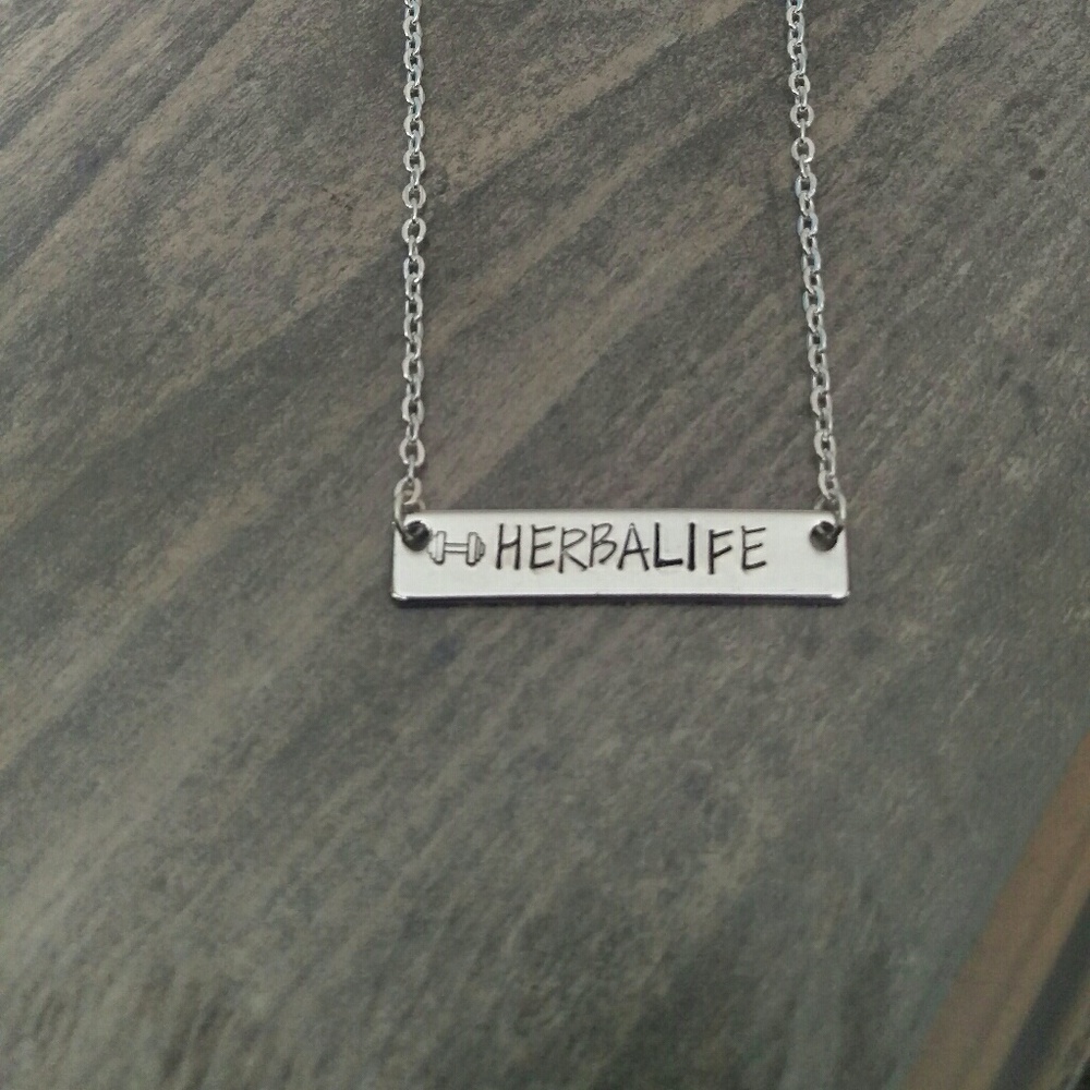 Silver Bar Necklace